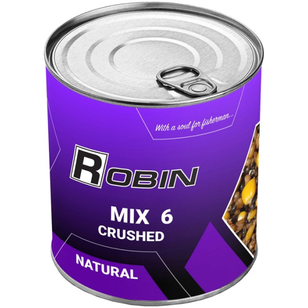 Robin Mix 6-Grain Natural Crushed Cereal Mix 900ml (can)