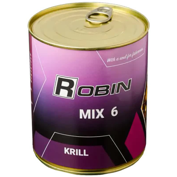 Grain mixture Robin MIX-6 Krill grains 900ml (canned)