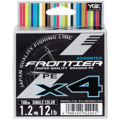 YGK Frontier X4 100m Line (Black) #3.0/0.275mm 30lb/13.5kg