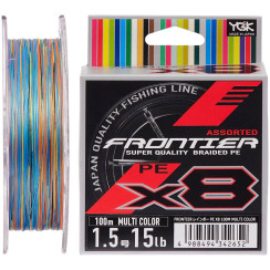 YGK Frontier X8 100m (Multicolor) #3.0/0.275mm 30lb/13.5kg