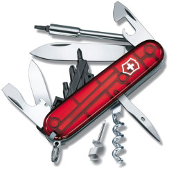 Victorinox 1.7605.T Cyber-Tool knife, red