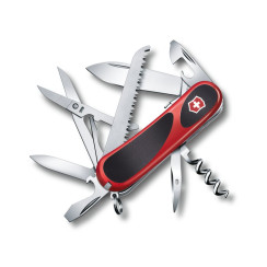 Knife VICTORINOX 2.3913.SC Delemont EvoGrip S17 c: red and black