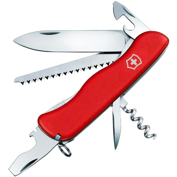 Knife VICTORINOX 0.8363 Forester color: red