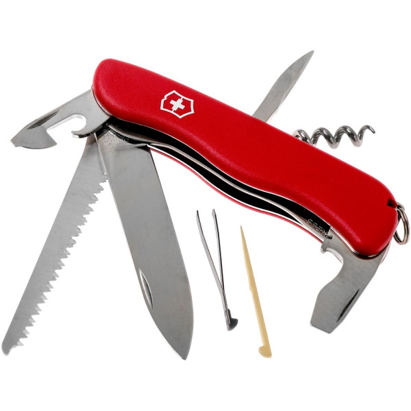 Knife VICTORINOX 0.8363 Forester color: red