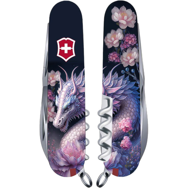 Ніж VICTORINOX 1.3703.3_Z3280p Swiss Army Climber Zodiac Чарівний дракон