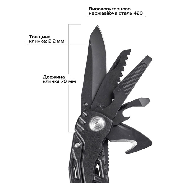 Active Handy Tool Black Multi-Tool