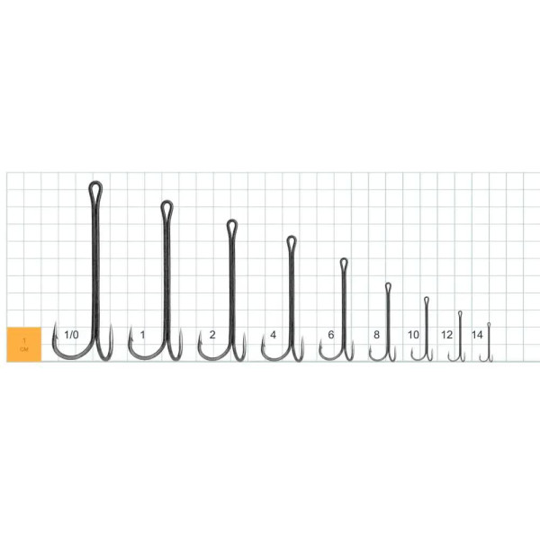Двійник Gurza Double Hook X-Long BN Shank №6/0 (2шт/уп)