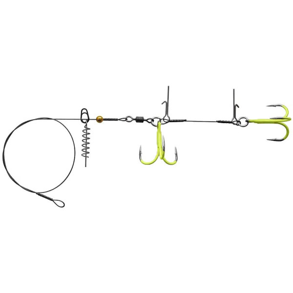 Монтаж Gurza Stinger Pike Rig Duo ST36 №3/0 (1шт) ц: Chartreuse