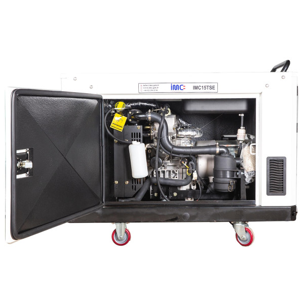 IMC 15kVA/12kW three-phase diesel generator with cabin