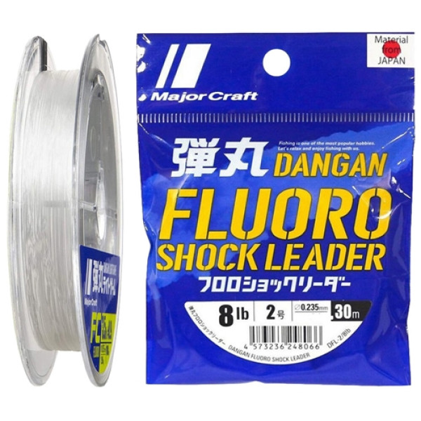 Fluorocarbon Major Craft Dangan Fluoro Shock Leader 30m #18.0/0.700mm 60lb