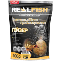 Real Fish Silver Series Geyser Corn-Caramel Bait 0.9kg