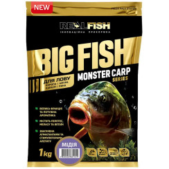 Підгодовування Real Fish Big Fish Monster Carp Мідія 1kg