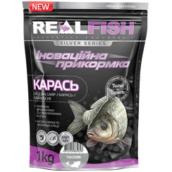 Real Fish Silver Series Crucian Carp Garlic Groundbait 1kg