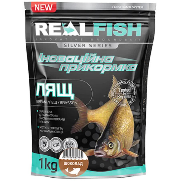 Real Fish Silver Series Bream Chocolate Groundbait 1kg