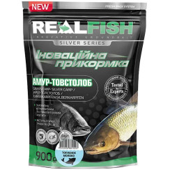 Groundbait Real Fish Silver Series Tolstolob-Amur Baked milk 0.9kg