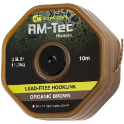 RidgeMonkey RM-Tec Lead Free Hooklink Organic Brown 25lb 10m