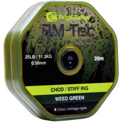 RidgeMonkey RM-Tec Chod/Stiff Rig Material 25lb Weed Green 25lb 20m