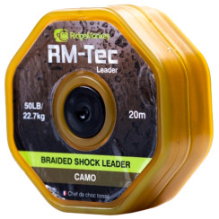 Шоклидер RidgeMonkey RM-Tec Braided Shock Leader Camo 50lb 20м