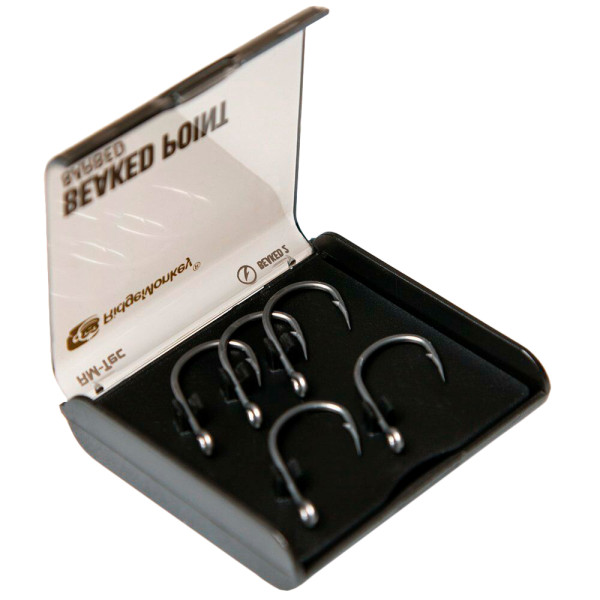RidgeMonkey RM-Tec Beaked Point Barbed Carp Hook No. 6 (10 pcs)