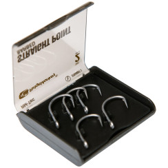 RidgeMonkey RM-Tec Straight Point Hooks Barbed #8 (10 pcs/pack)