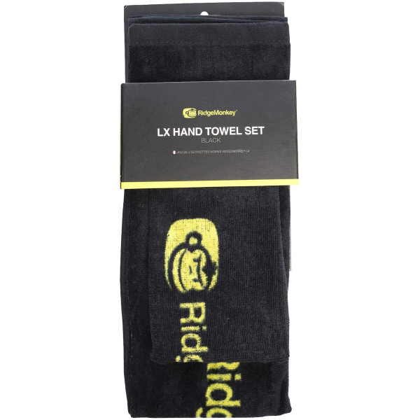 Рушник RidgeMonkey LX Hand Towel Set (набір 2 шт.) ц:black