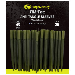 Противозакручиватель RidgeMonkey RM-Tec Anti Tangle Sleeves Long (25шт/уп) ц:weed green