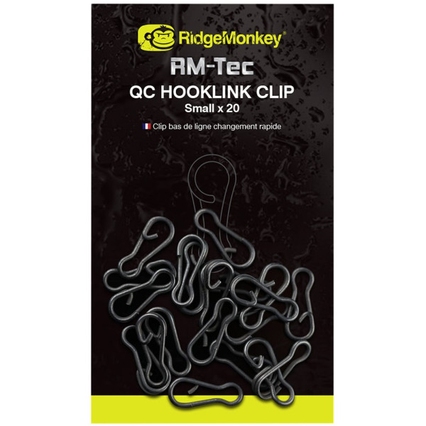 RidgeMonkey RM-Tec Quick Change Hooklink Clip (20 pack)