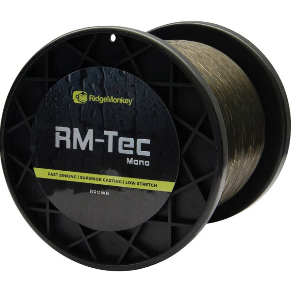 Line RidgeMonkey RM-Tec Mono 1200m 0.38mm 15lb/6.8kg Brown