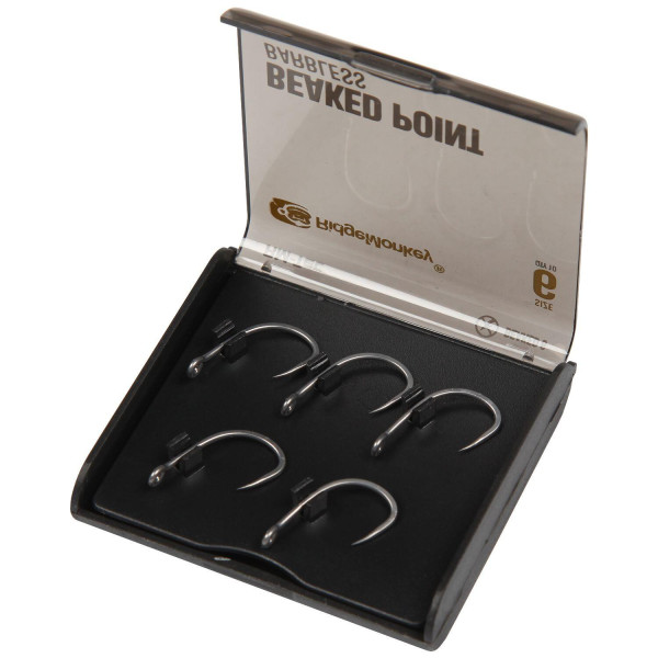RidgeMonkey RM-Tec Beaked Point Barbless Carp Hook #2 (10 pcs/pack)