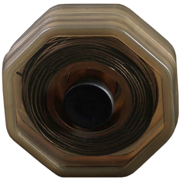 RidgeMonkey Rock Bottom Tungsten Coated Semi Stiff Leader Material 10m 25lb/11.3kg Color: Camo Brown