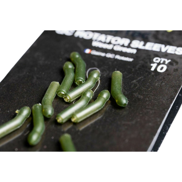 Лентяйка RidgeMonkey Quick Change Rotator Sleeves (10 шт/уп) ц:weedy green