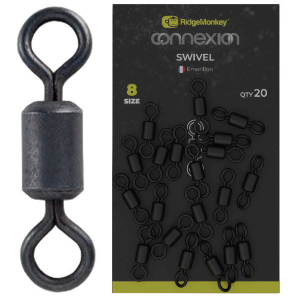 Вертлюжок RidgeMonkey Connexion Swivel #8 (20 шт/уп)