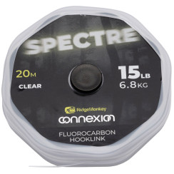 RidgeMonkey Connexion Spectre Fluorocarbon Hooklink 20m 20lb/9.1kg