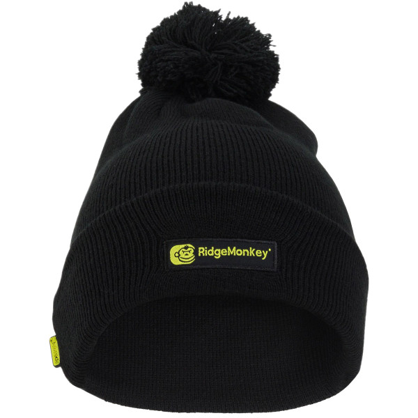 Шапка RidgeMonkey Bobble Beanie Hat ц:black