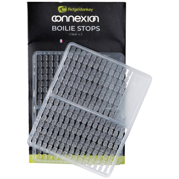 RidgeMonkey Connexion Boilie Stops Clear (2 pack)