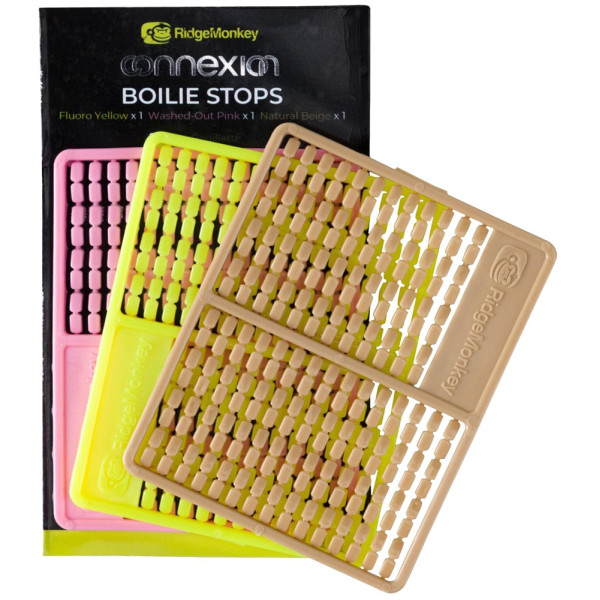 RidgeMonkey Connexion Boilie Stops Multi Colors (3 Pack)