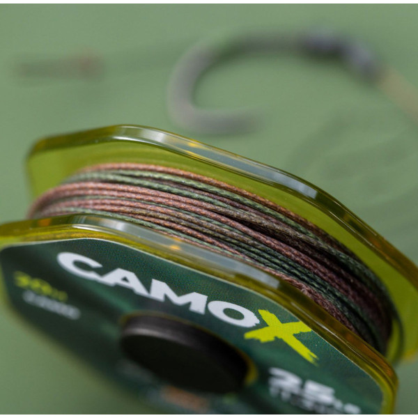 RidgeMonkey Connexion CamoX Stiff Coated Hooklink 20m 35lb/15.9kg