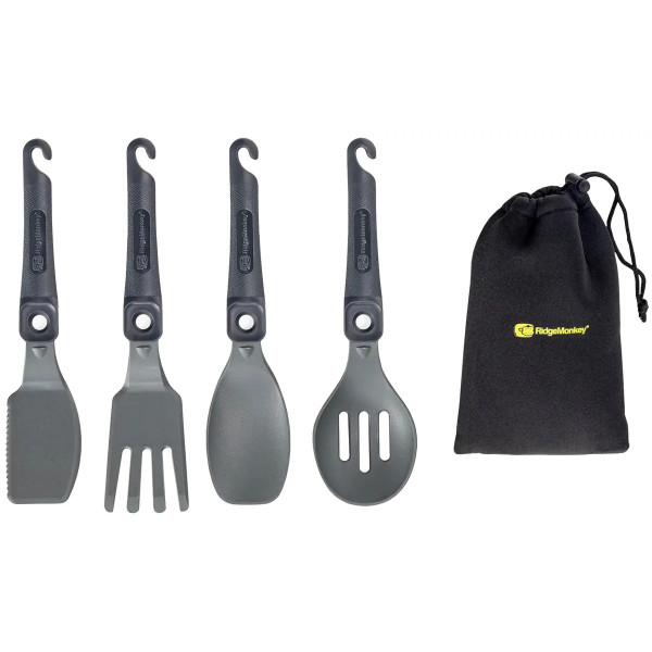 Набор столовых приборов RidgeMonkey Q-Lock Utensil Set
