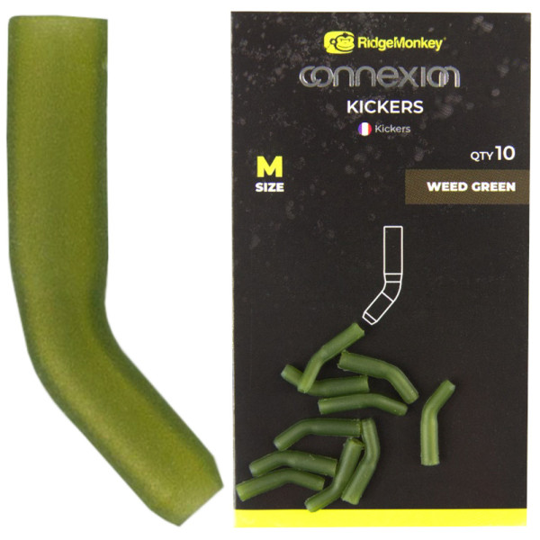 RidgeMonkey Connexion Kickers Small (10 pcs/pack) color: weed green
