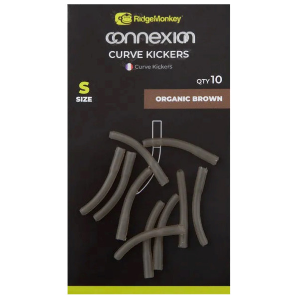 RidgeMonkey Connexion Curve Kickers Large (10 pcs/pack) color: organic brown