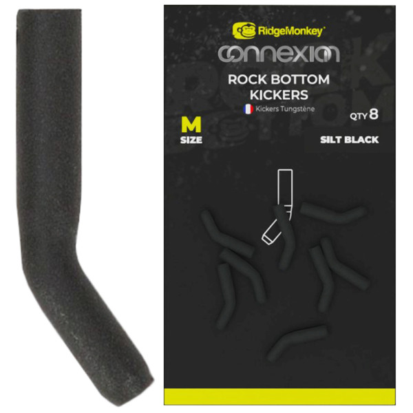 Лентяйка RidgeMonkey Connexion Rock Bottom Kickers Small (8 шт/уп) ц:silt black