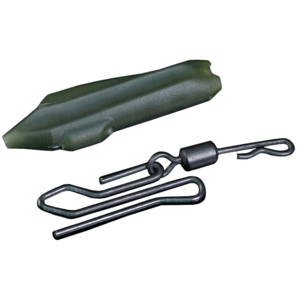 Безопасная клипса RidgeMonkey Connexion Uni Lead Clip (5 шт/уп) ц:camo green