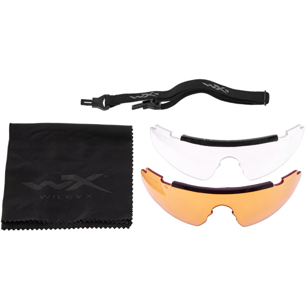 Wiley X Saber Advanced 308 Ballistic Goggles. 3 Lenses (Grey/Clear/Rust)