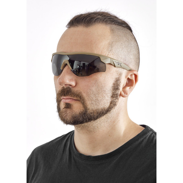 Wiley X Rogue Comm. Ballistic Goggles. 3 Lenses (Grey/Clear/Rust)