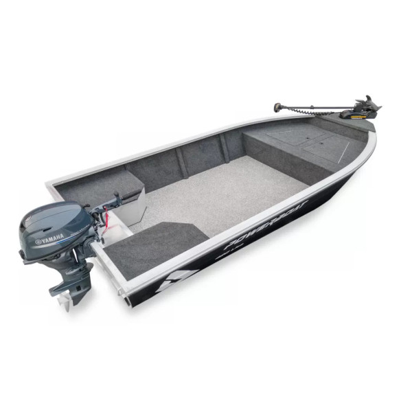 Човен алюмінієвий POWERBOAT 420 Tiller Lite