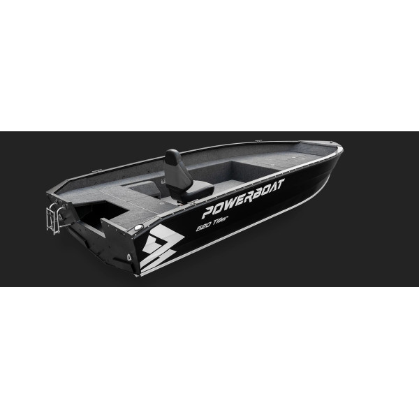 Човен алюмінієвий POWERBOAT 520 Tiller