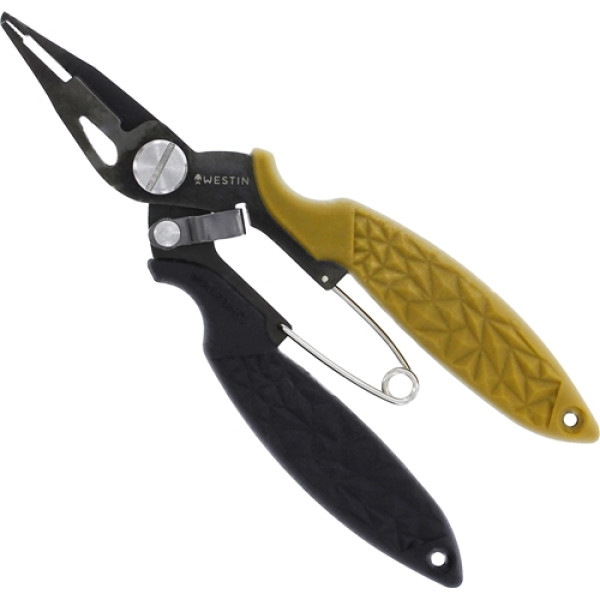Плоскогубці Westin Finesse Split Ring Pliers Small 13.5cm Black Sand