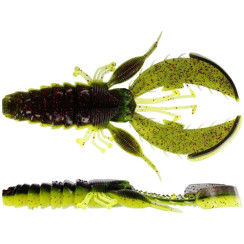 Silicone Westin CreCraw Creaturebait 14cm 32g Black/Chartreuse