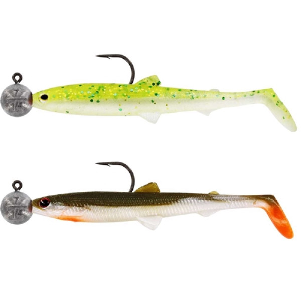 Силікон Westin BullTeez R 'NR 12.5cm 10g #6/0 Dark Water Mix 5 (2шт/уп)