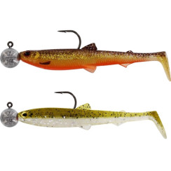 Силікон Westin BullTeez R 'NR 12.5cm 10g #6/0 Clear Water Mix 5 (2шт/уп)